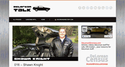 Desktop Screenshot of deloreantalk.com